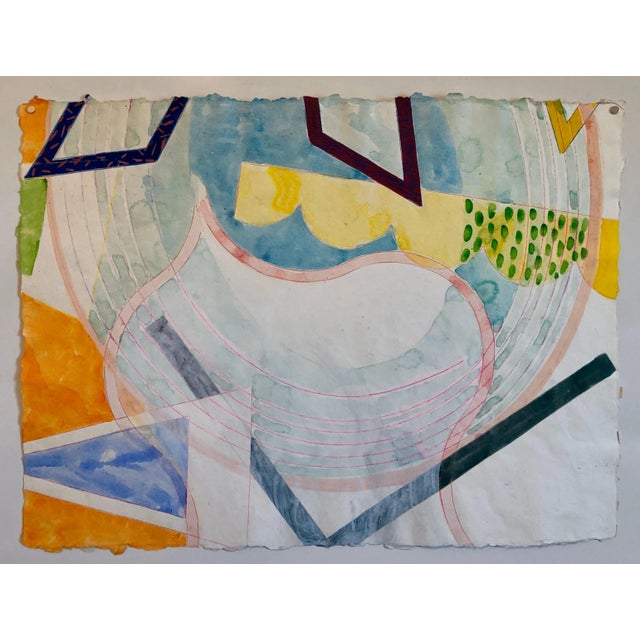 Sandy Kinnee is known for paper making, printmaking and collage. This has the artists stamp verso. Sandy Kinnee lives and...