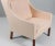 Set of Natural Leather Wingback Chair and Ottoman by Børge Mogensen for Fredericia For Sale - Image 9 of 13