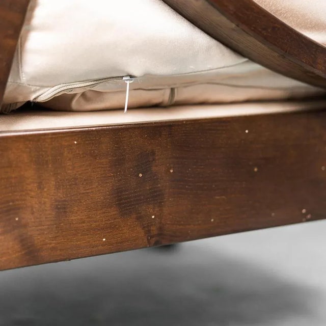 Vintage Beige Fabric Armchair, 1970s For Sale - Image 10 of 14