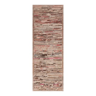 Nazmiyal Collection Wool Modern Hall Runner Rug 3 ft 4 in x 9 ft 6 in For Sale