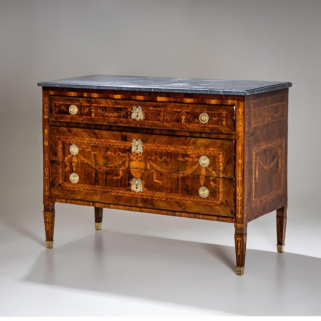 Neoclassical Chest of Drawers, 1800s For Sale - Image 12 of 12