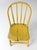 Farmhouse Antique Yellow Painted Windsor Spindle Back Chair For Sale - Image 3 of 12