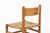 Mid Century Dutch Oak Wood and Rush Chairs by Johan Van Heuvel For Sale - Image 13 of 14