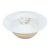 Signed Large Artisan Ceramic Bowl With Gold Band and Sun Face in Fornasetti Style, 90's For Sale