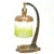 Metal Table Lamp with Floral Motifs, Austria-Hungary, Early 20th Century For Sale - Image 9 of 12