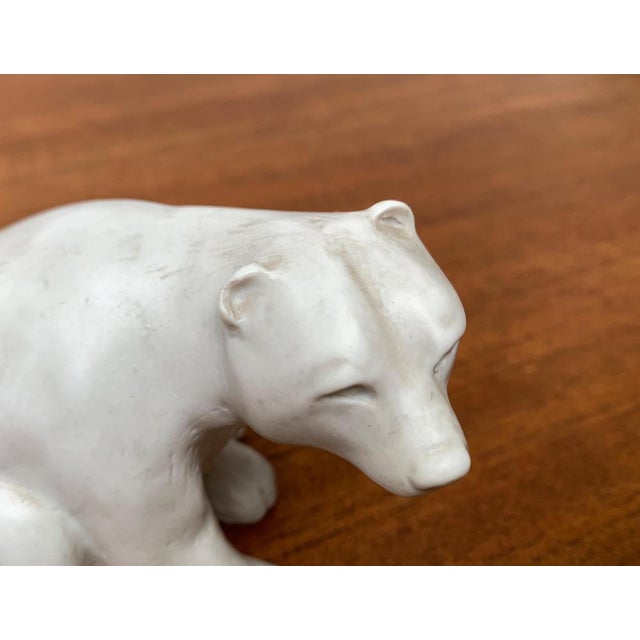 Vintage Polar Bear Figurine from Pearlite Marblecraft, Canada For Sale - Image 16 of 18