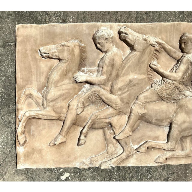 Evoke the classical elegance of antiquity with this captivating vintage Boho Grand Tour style frieze. Inspired by the...