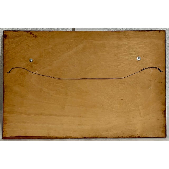 George Aarons, Large George Aarons Terracotta Sculpture Relief Art Deco Plaque Wpa Artist For Sale - Image 10 of 10
