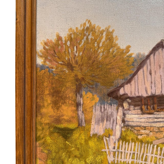 Mid 20th Century "In the Berkshires", an Oil Painting by Jane Bostwick For Sale - Image 5 of 12