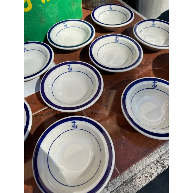 Ceramic 1970s Homer Laughlin China Nautical Augratin Dish Collection- Set of 12 For Sale - Image 7 of 10