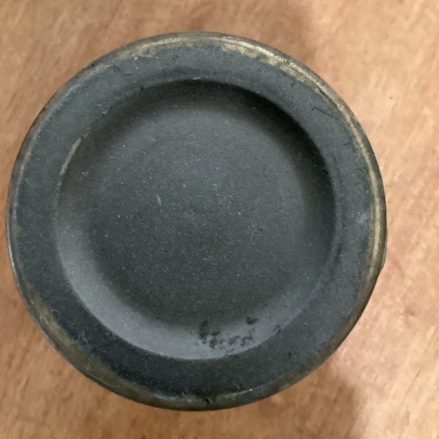 Vintage Japanese Mixed-Metal Bronze Vase With High Relief Applied Grapevine Motif For Sale - Image 10 of 12