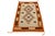 Mid-Century Modern Mid-Century Modern Navajo Style Terracotta and Cream Wool Flatweave Area Rug For Sale - Image 3 of 8