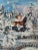 Early 20th Century Winter Scene Painting For Sale - Image 9 of 9