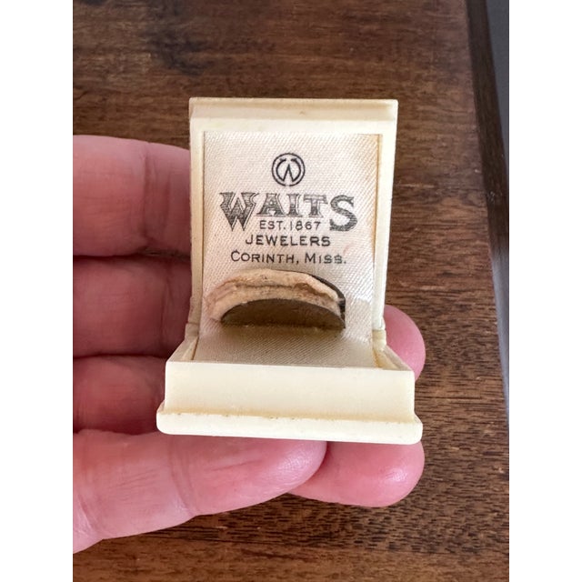 Antique Jeweler's Ring Presentation Box For Sale - Image 9 of 12