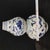Chinese Ceramic Vase,Blue and White Porcelain Gourd Vase Hand Painted Flowers and Dragon Pattern For Sale - Image 12 of 12