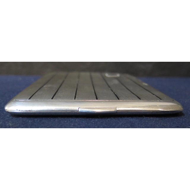 Art Deco Vintage Art Deco Period Sterling Silver Smoking Set For Sale - Image 3 of 12