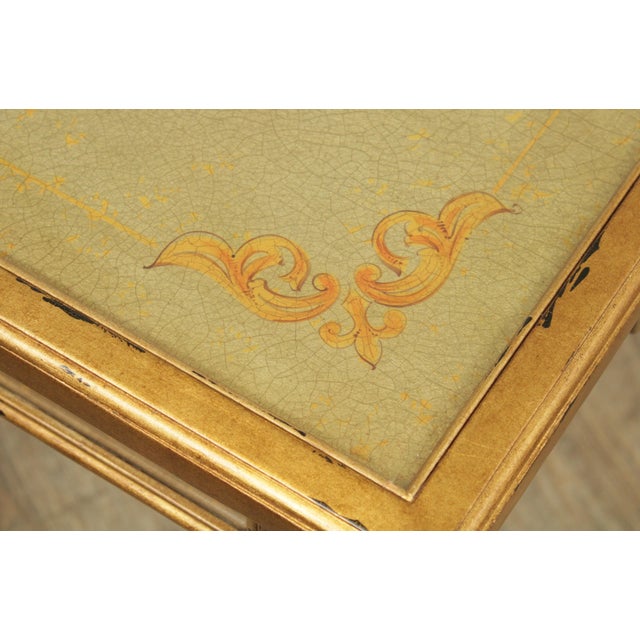 Theodore Alexander Eglomise Starlight Writing Table Desk Chairish