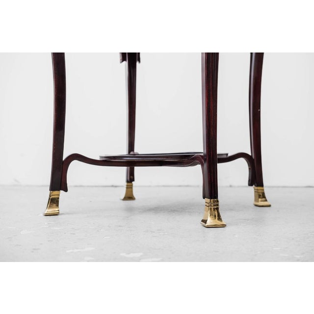 Secessionistic Table by Gustav Siegel for Jacob & Josef Kohn, 1900s For Sale - Image 14 of 18
