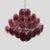 Purple Disc Pulegoso Glass Square Shaped Hanging Light For Sale - Image 6 of 11