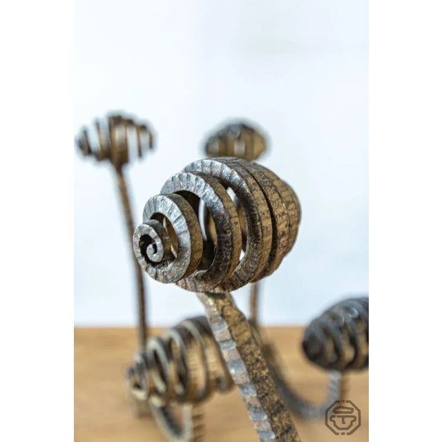 Hammered Hooks, 1930s, Set of 6 For Sale - Image 13 of 14