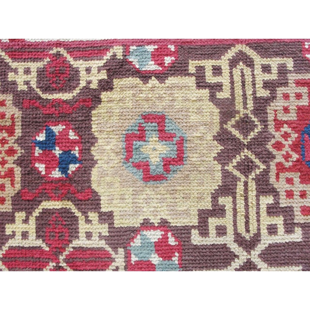 Art Deco European Savonnerie-Carpet, 8'1" × 11' For Sale - Image 3 of 8