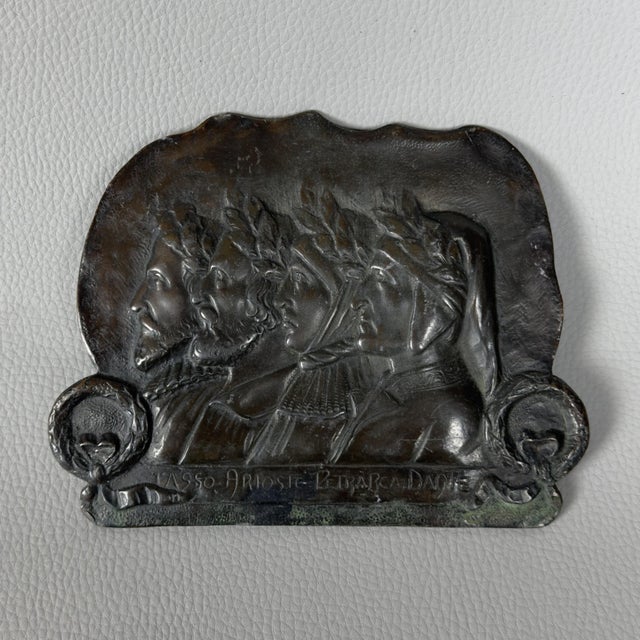 High Relief Bronze Sculpture by Ignoto, 1940s For Sale - Image 11 of 11