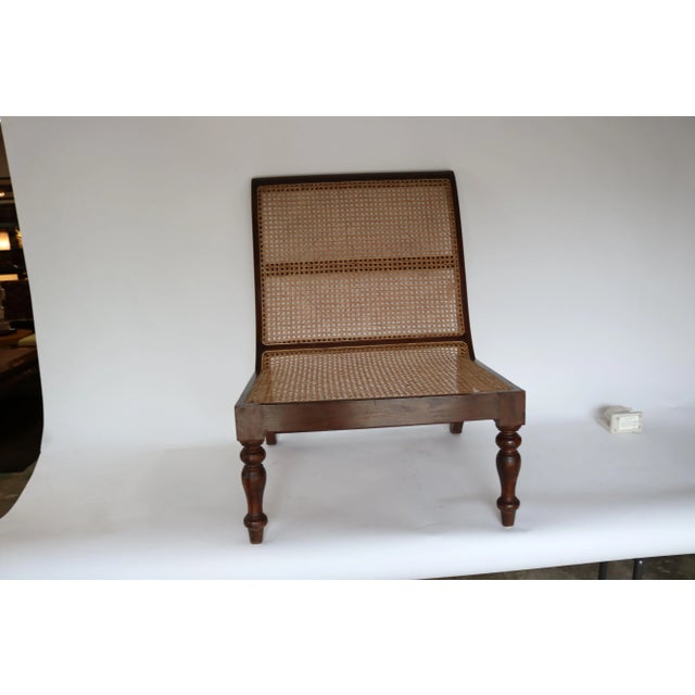 Wood 1920s Low Back Chair From India For Sale - Image 7 of 7