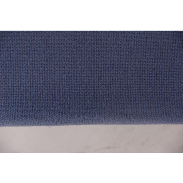 Model GE375 with Blue Fabric Cover by Hans J. Wegner for Getama, 1990s For Sale - Image 10 of 12