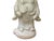 White Happy Laughing Buddha Holding Fan Deity Porcelain Figure For Sale - Image 10 of 10