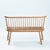 Mid-Century Modern Straw Spindle Bench by Arno Lambrecht for WK Möbel, 1950s For Sale - Image 3 of 16