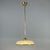 1930s Art Deco Cream Opaline Glass and Brass Pendants, Germany, 1930s, Set of 3 For Sale - Image 5 of 16
