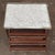 Antique French Directoire Mahogany End Table With Carrara Marble For Sale - Image 10 of 14