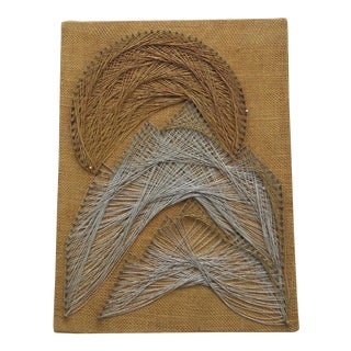 Mountain Landscape String Art For Sale