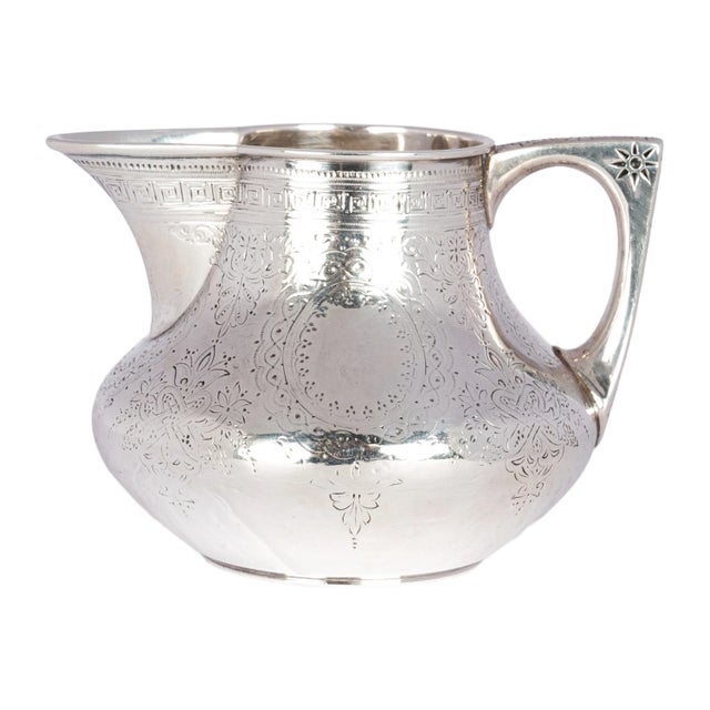 Metal 1878 Antique Barnard Brothers London Aesthetic Movement Sterling Silver Tea Set- 3 Pieces For Sale - Image 7 of 12