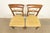 1960s Kindel Furniture Style Regency Carved Walnut Side Chairs or Dining Chairs, Pair For Sale - Image 5 of 13