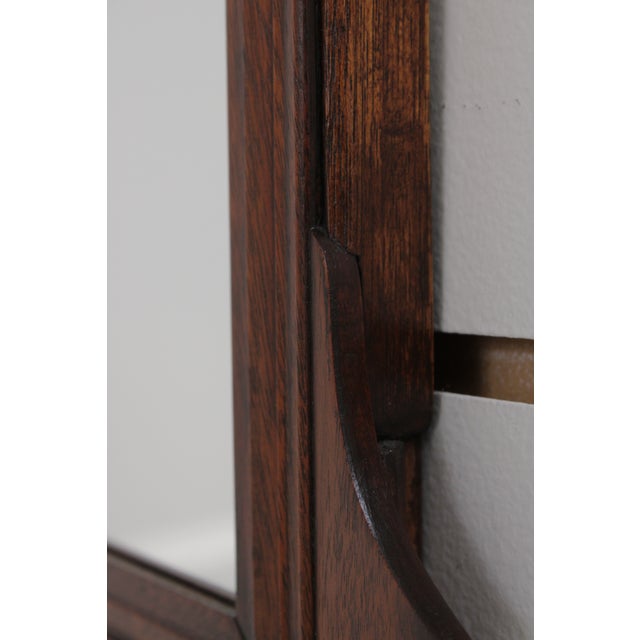 Mahogany Colonial Williamsburg Reproduction Mirror For Sale - Image 11 of 13