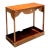 Vintage English Collapsible Flip Top Campaign Game Table For Sale