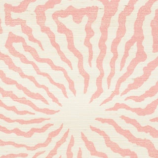 Schumacher X Celerie Kemble Peony Wallpaper in Flower Shock For Sale