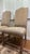 Early 20th Century Pair of Ethan Allen Upholstered Dining Chairs in Neutral Woven Fabric For Sale - Image 4 of 8