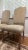 Early 20th Century Pair of Ethan Allen Upholstered Dining Chairs in Neutral Woven Fabric (Nice) For Sale - Image 4 of 8