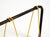 Mid-Century Modern French Metal Wall-Mounted Coat Rack with Shelf and Mirror, 1950s For Sale - Image 12 of 18