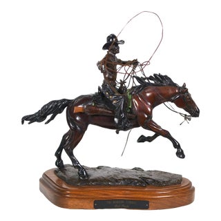 Late 20th Century The Walking Cowboy, Bob Parks For Sale