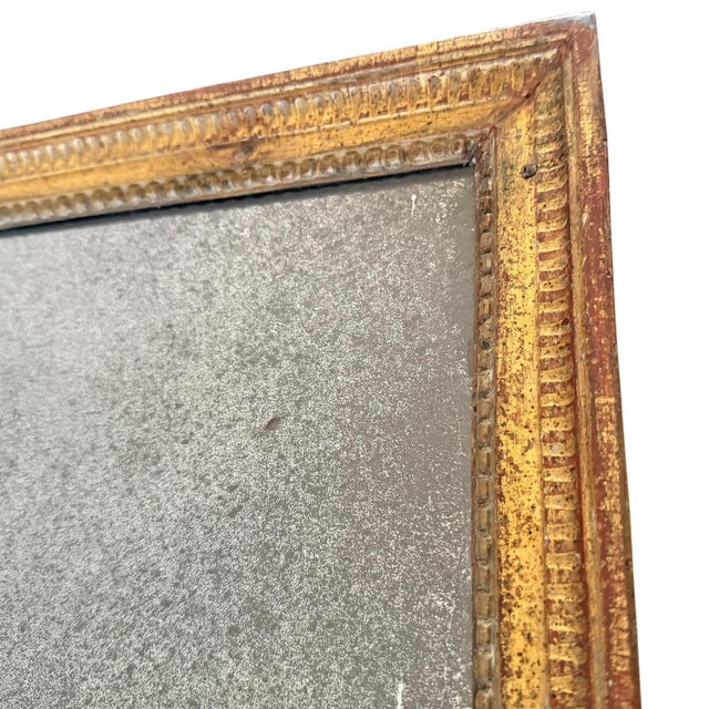Late 18th Century Late 18th-Early 19th Century French Gilt Mirror For Sale - Image 5 of 11