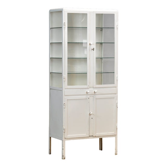 Iron Medicine Cabinet, 1950s For Sale