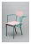 Metal Banco Pink Armchair by Clémence Seilles for Stromboli Design For Sale - Image 7 of 7