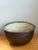 Vintage Monumental Rustic Brown Ceramic Bowl For Sale In West Palm - Image 6 of 12