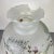 Metal Vintage Spring Milk Glass Floral Table Lamp For Sale - Image 7 of 15