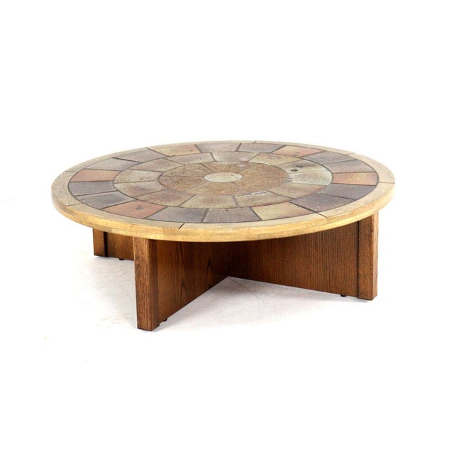 Coffee Table by Tue Poulsen for Haslev Furniture Factory, Denmark For Sale - Image 3 of 6