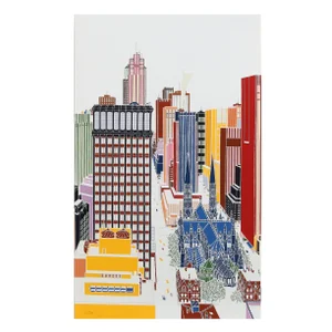 Mori Shizume - New York Skyline 5 Silkscreen
