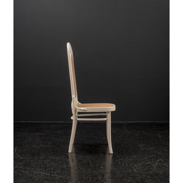 Brown Lange Jan Chairs in White Bentwood from FMG Radomsko, 1940s, Set of 6 For Sale - Image 8 of 18